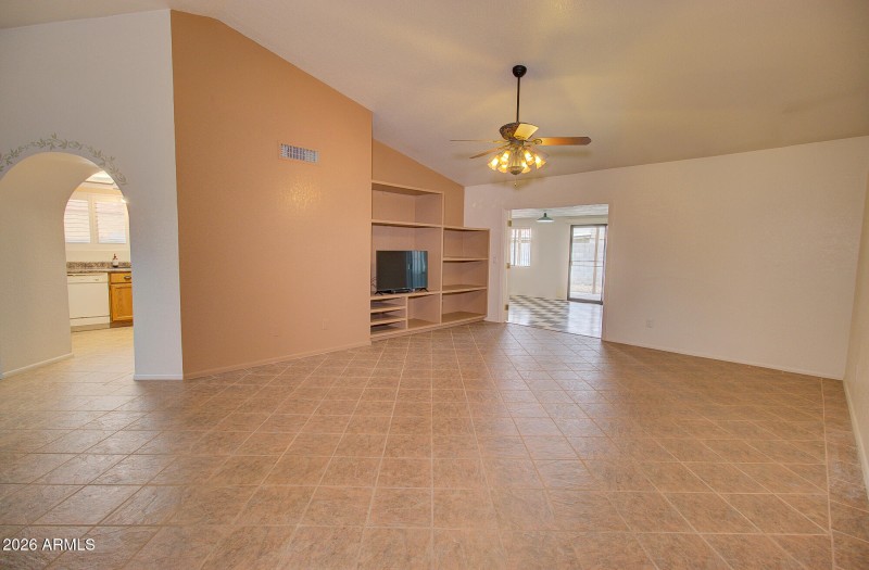 Great Room Built in Shelving