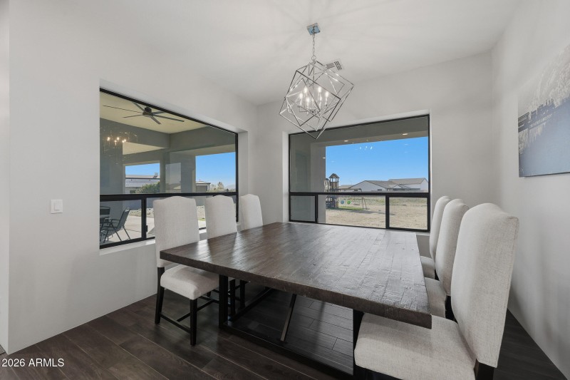 View from kitchen