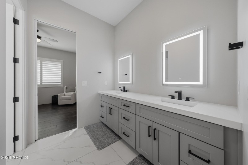 Jack & Jill bathroom view