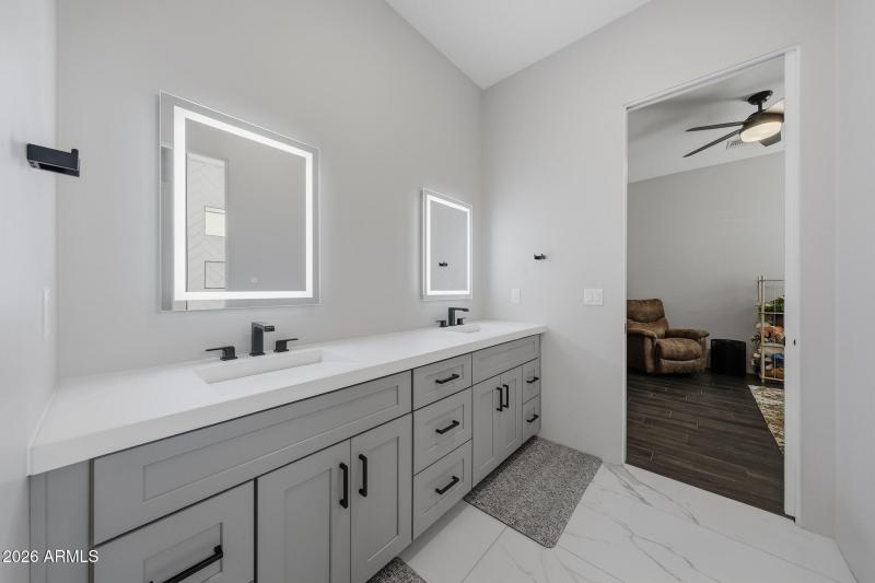 Jack & Jill bathroom view