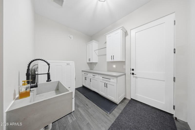 Large laundry room view