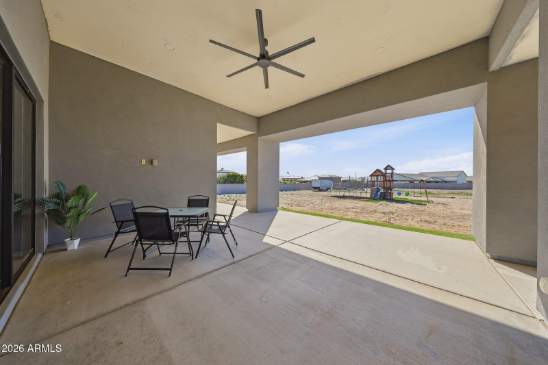 Back patio view