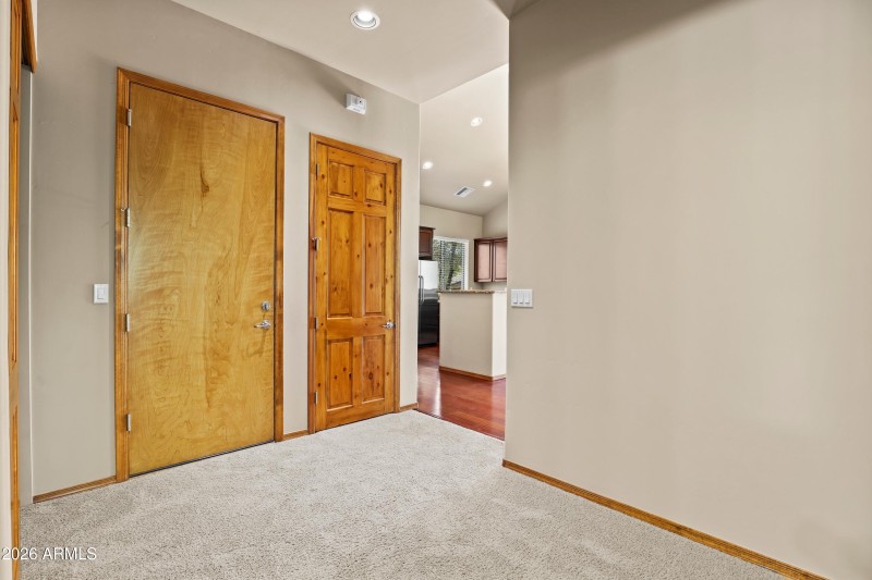 Entrance from garage