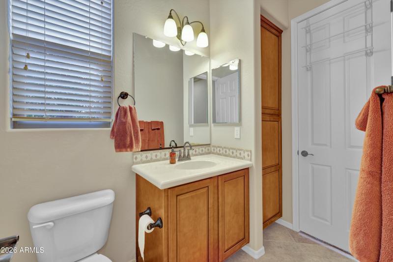 Guest Bath Access & Linen closet