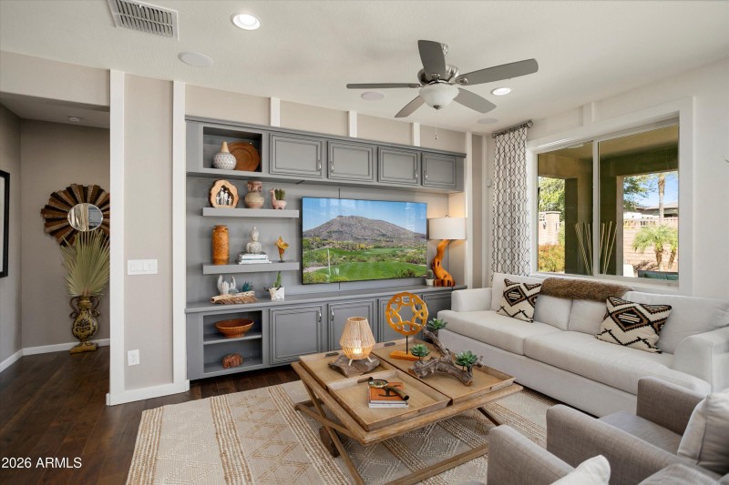 MEDIA AREA OF GREAT ROOM