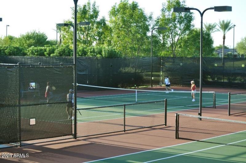 25 Five Lit Tennis Courts