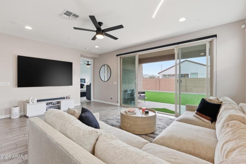 Glass Sliders open for indoor outdoor