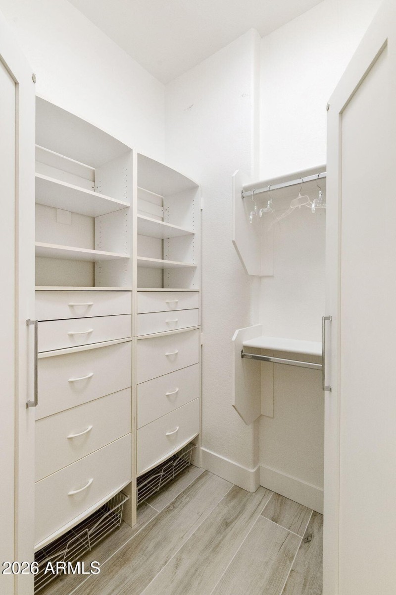 Primary Suite walk-in closet