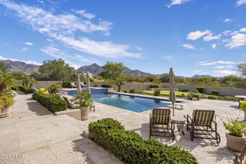 Backyard with Mountain Views