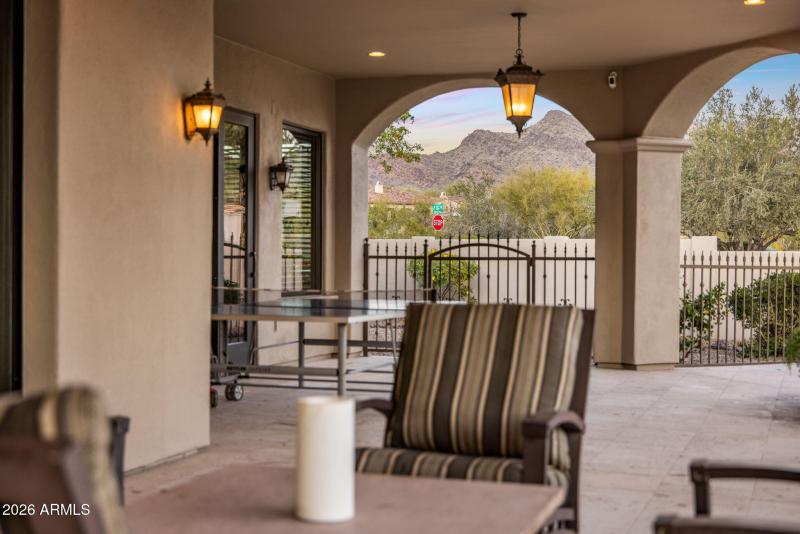 Covered Patio at Twilight