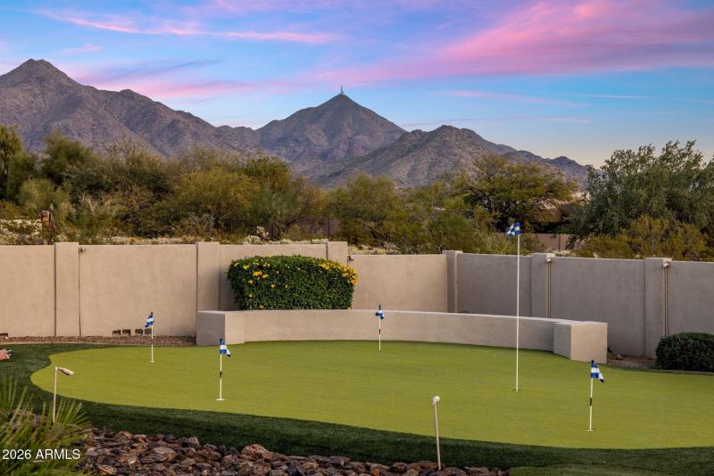Putting Green at Twilight