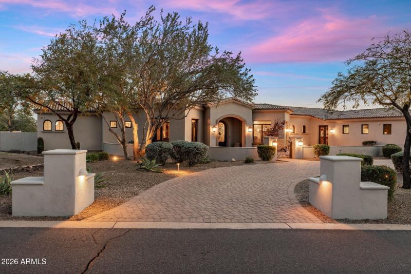 Front Exterior at Twilight