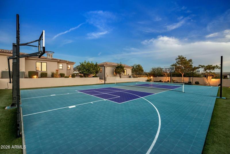 Sport Court at Twilight