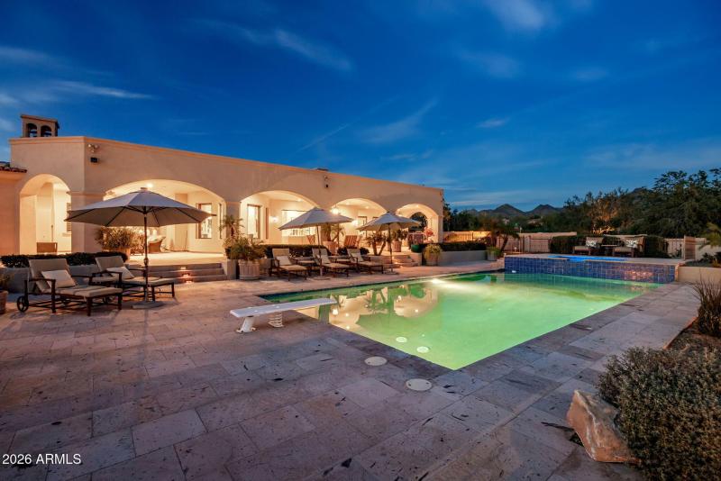 Backyard at Twilight