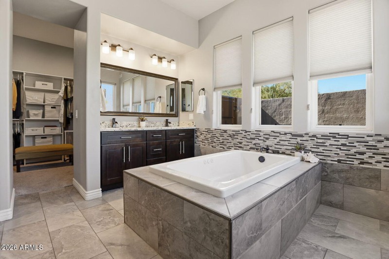 Soaking Tub with a View