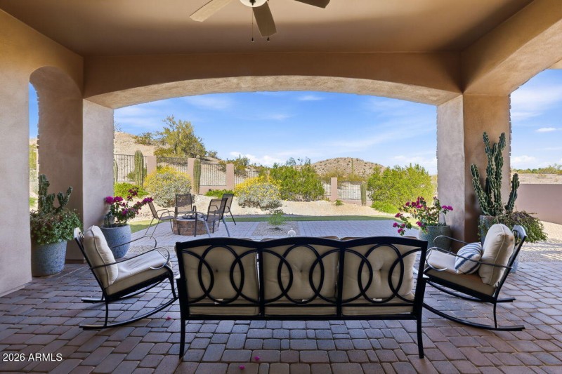 Covered Pavered Patio