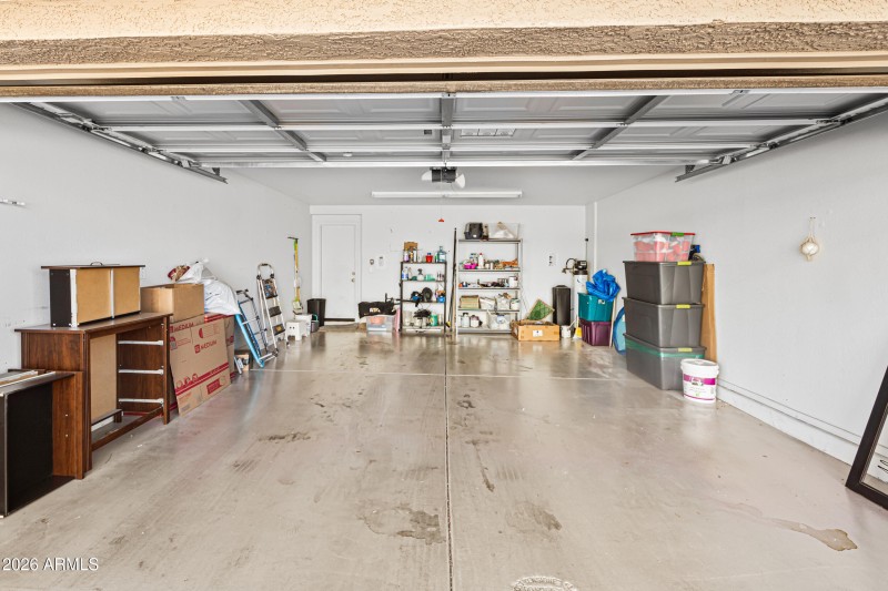 Spacious 2 Car Garage