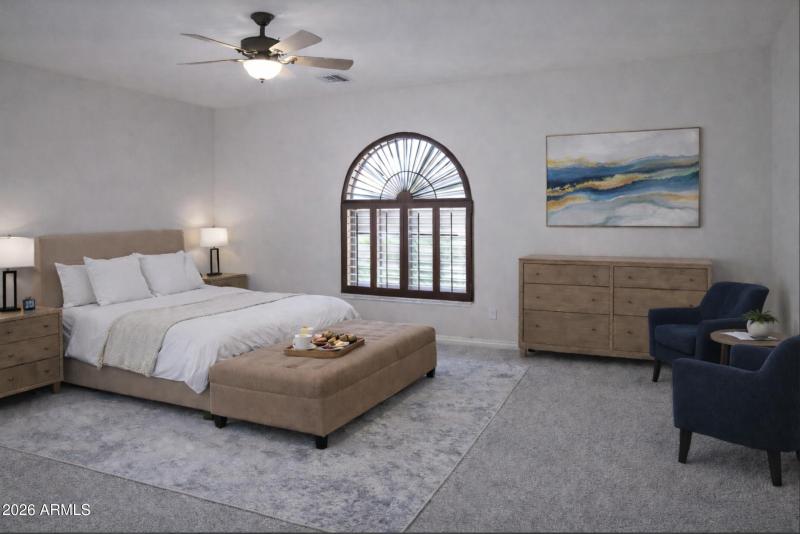 Guest Suite Virtually Staged