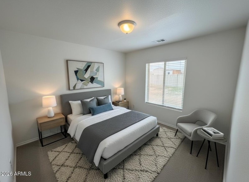 Secondary Bedroom 3- VIRTUALLY STAGED