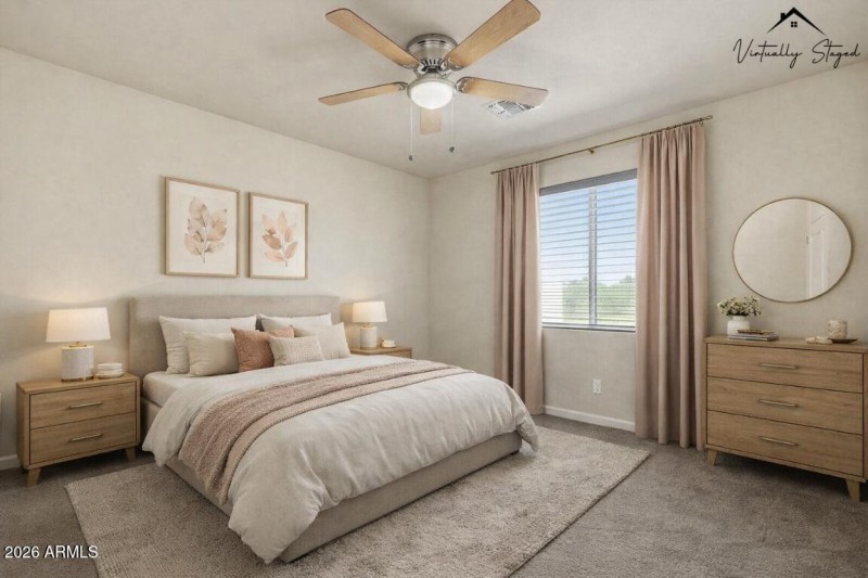 Bedroom 2 Virtually Staged