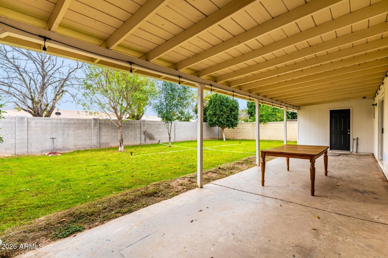 Full Covered Backyard Patio