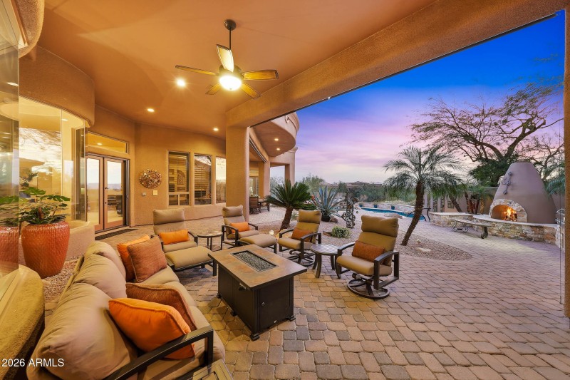 Expansive Covered Patio