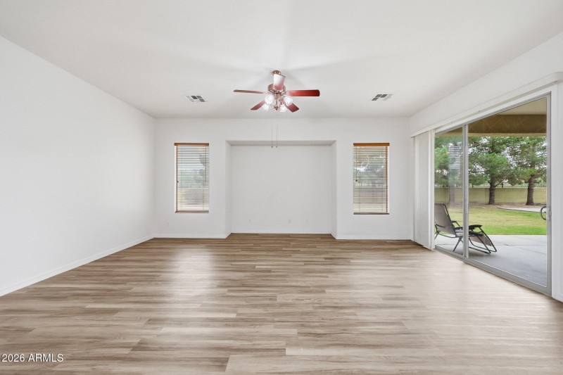 Family Room w/slider to patio