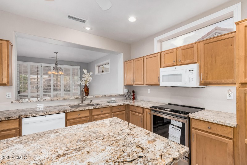 Kitchen Looking Toward Breakfast Bar