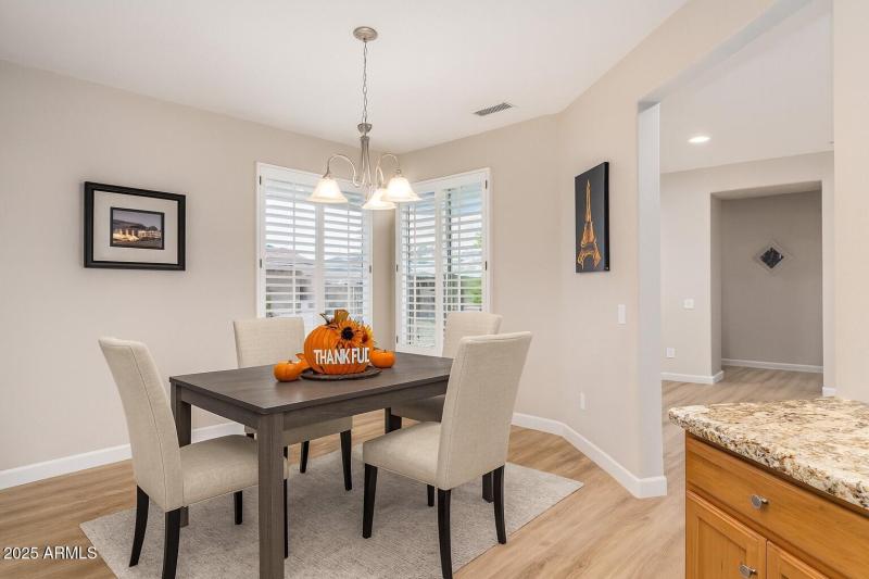 Breakfast Area Staged