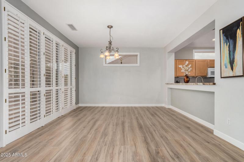 Dining Room with Breakfast Bar area