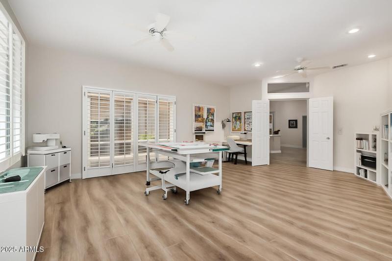 Bonus Room Option as a Craft or Hobby Ro