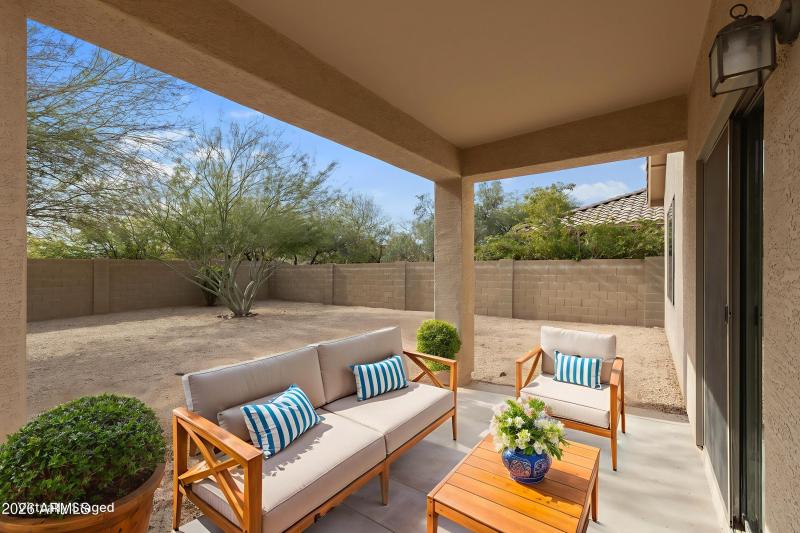 Back Patio - Virtually Staged