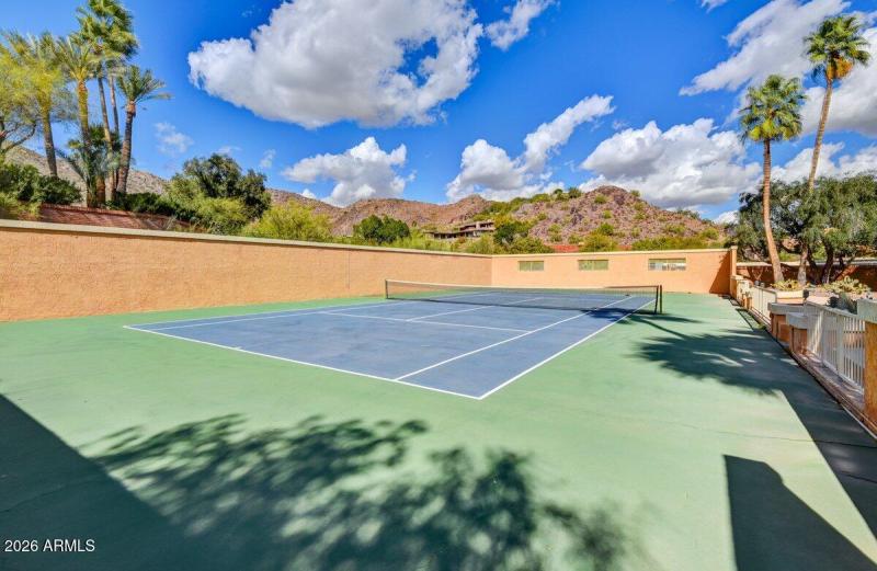 Tennis Court w/ Views to North