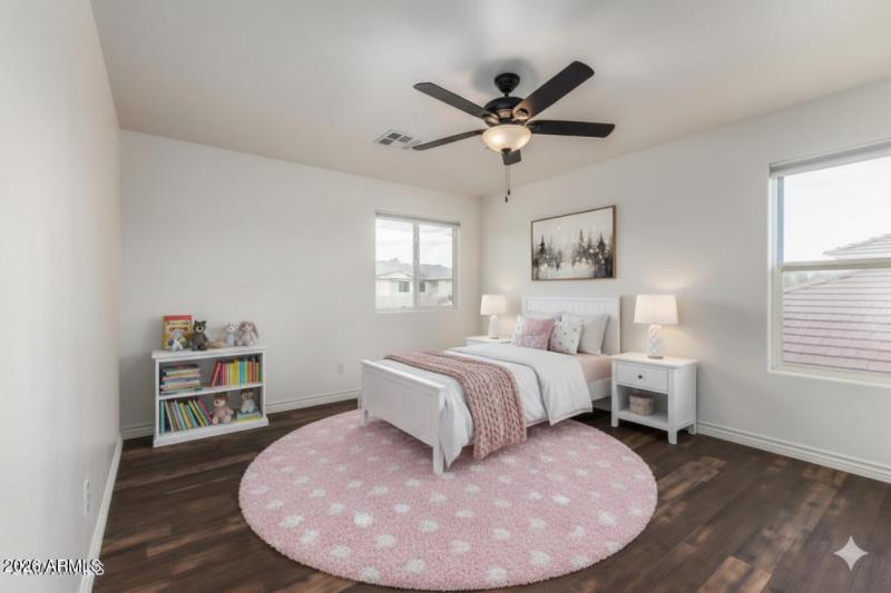 Bedroom 3 virtually staged