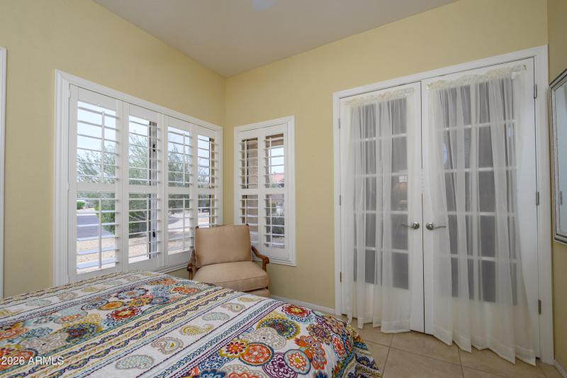 Private Bedroom with French Doors