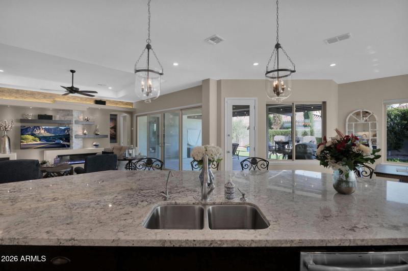 3746 Azalea - 22Kitchen Island Sink