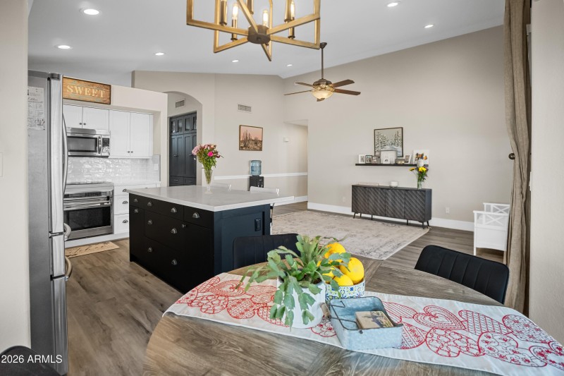 Kitchen and Family Room