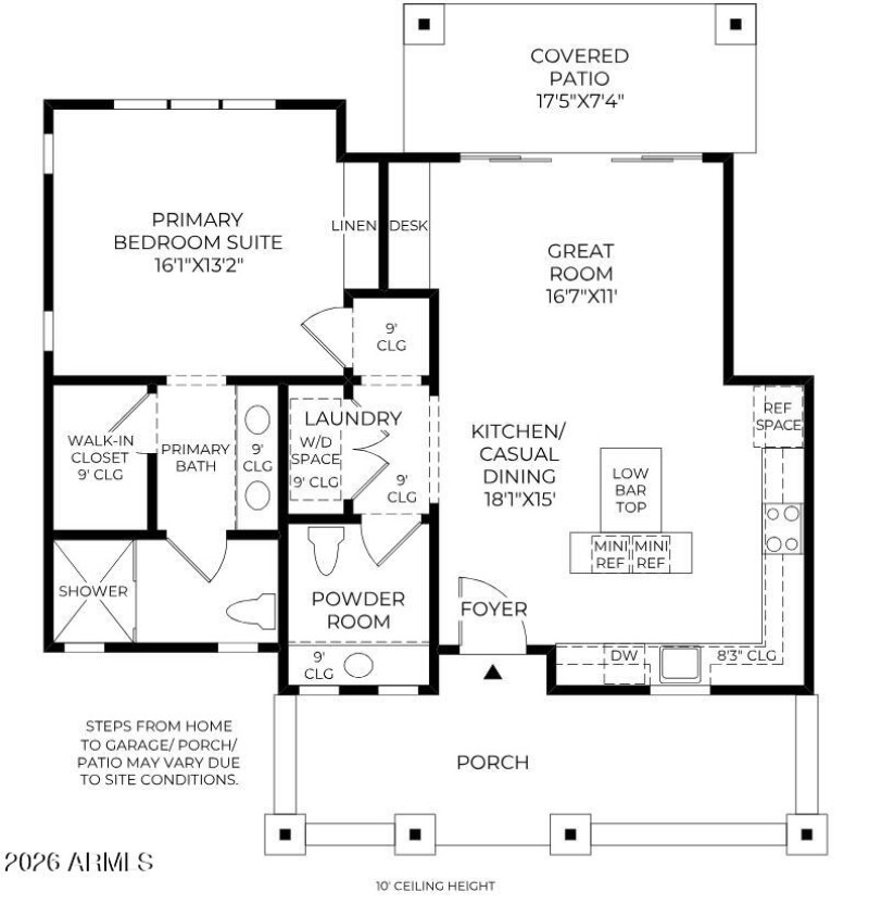 Cottage 106 Floor Plan