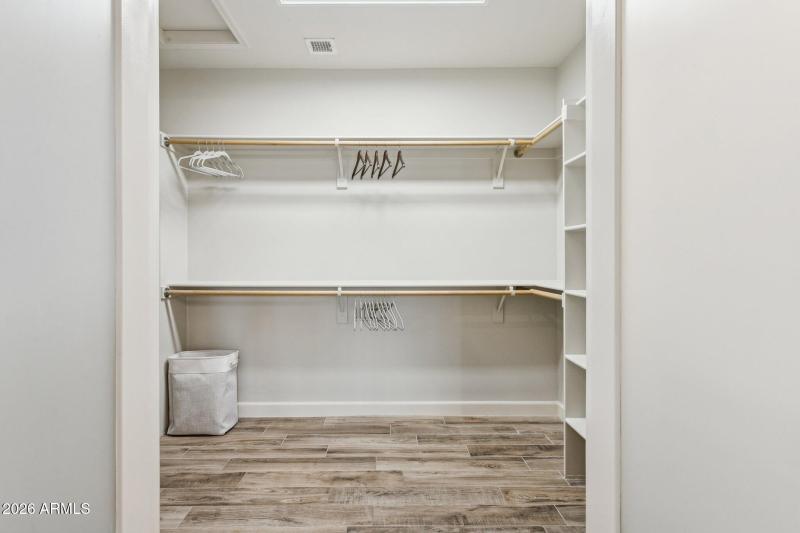 Spacious Primary Closet