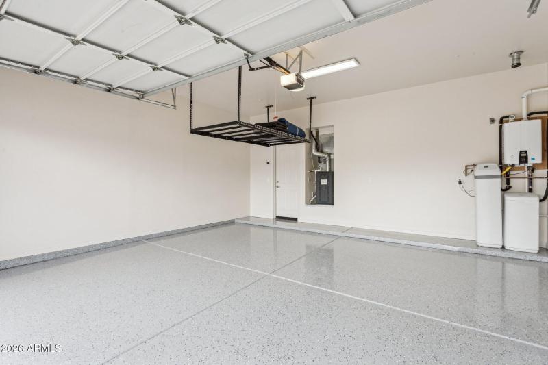 Epoxy Coated 2 Car Garage