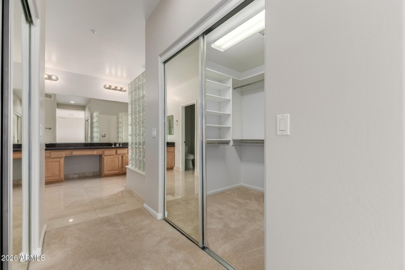 Primary Walk-In Closets