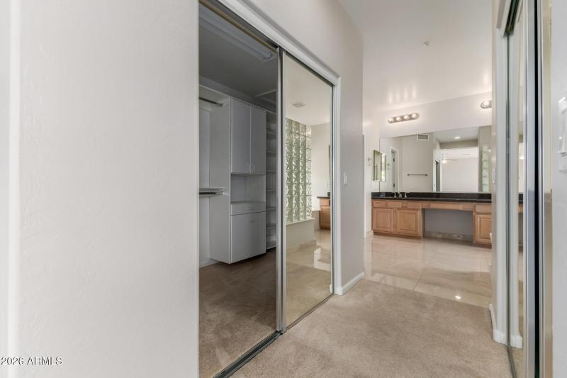 Primary Walk-In Closets