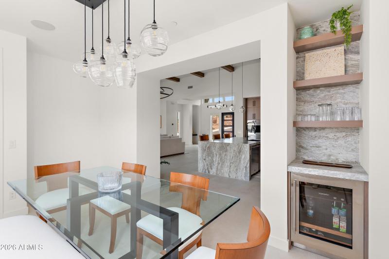 Dining room open to Great Room