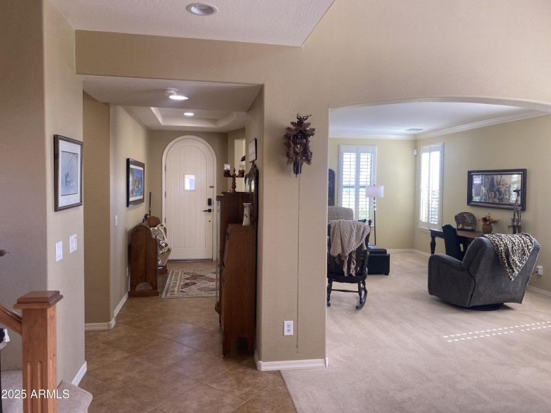 ENTRY AND LIVING ROOM