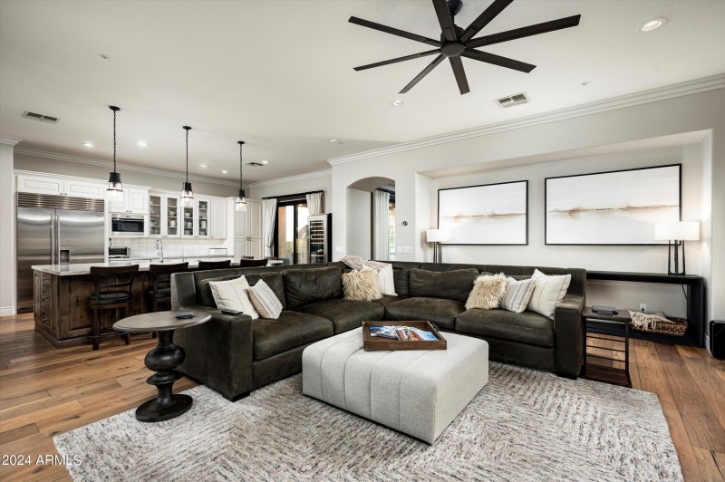 Family Room Open to Kitchen