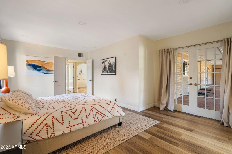 Primary Bedroom with Patio Access