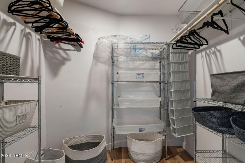 Primary Walk in Closet