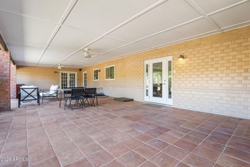 Massive Covered Patio