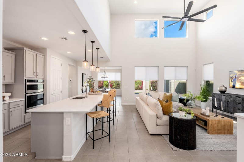 KITCHEN AND FAMILY ROOM