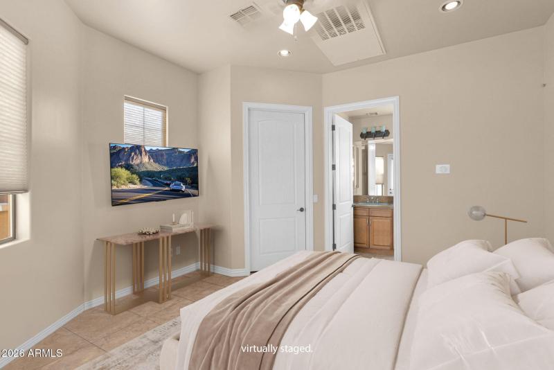 19B 3rd bedroom - staged virtually